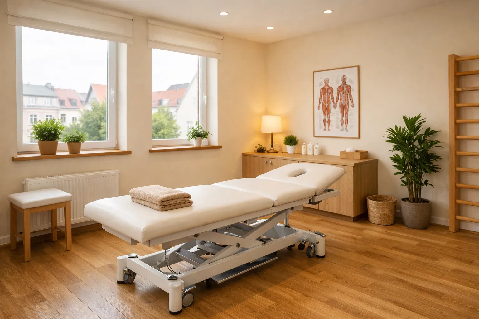 Behandlungsraum der Physiotherapie Zemke-Lahl in Güstrow
